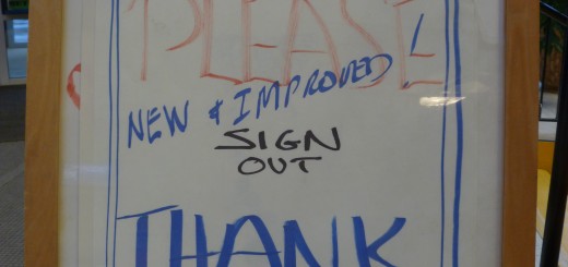 New & Improved Sign-Out, courtesy of Ford Daley.