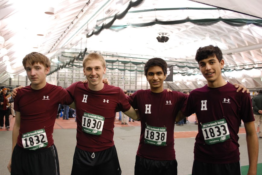 The 4X800m Boys’ Relay Team at Dartmouth Relays