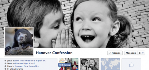 The "Hanover Confession" Facebook page
