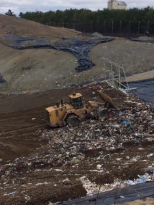 A picture of the Lebanon landfill visit. Courtesy of Dena Schertzer.