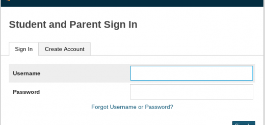 The sign-in page on the school portal. Many students use it to check their grades.