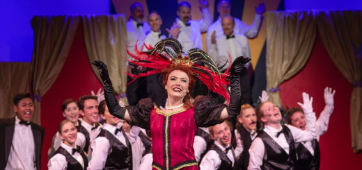Iva Wich stars as Dolly in the Footlighters' presentation of the musical "Hello, Dolly!" Photograph by Mark Washburn.